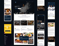 Website UI for African Culinary Arts