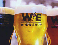 WE Brew Shop Branding