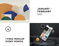 1 FREE MOCKUP EVERY MONTH