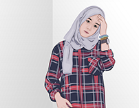 girl hijab potrait