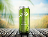 Coastal Breeze Beer Label Design