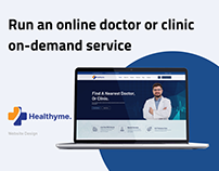 Doctor Consultant Website Template
