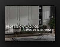 UI/UX Web Design for an Interior Design Agency