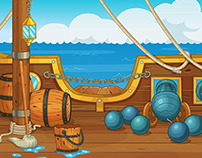 Deck of the Pirate Ship