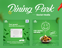 Dining Park Social Media Designs