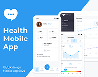 Health Mobile App - UX/UI Design
