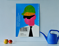Posters for one day festival "Vitrina"