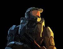 Illustration : Master Chief from HALO