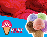 Milky Dondurma Logo/Kurumsal Kimlik Çalışması