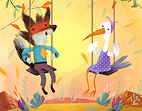 Fox and Stork!