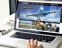 Aviation college web design