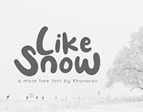 Like Snow free font for commercial use