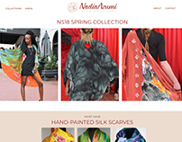 Nadia Azumi Silk Couture Website