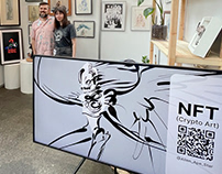 NFTs showcased at Art Nordic 2022
