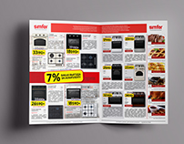 A4 brochure for a brand of household appliances Simfer.
