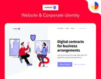 ContractX Website & Corporate Identity