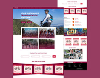 Bicycle Shop Website Template Design
