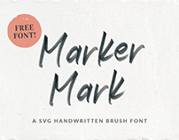 Marker Mark FREE SVG Handwritten Font