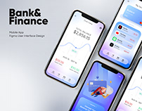 Bank & Finance App Design - UI/UX Figma
