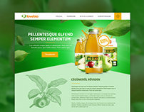 LoveBio product page webdesign
