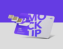 SIM Card - Chip - Mockup