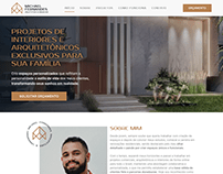Site Institucional Arquitetura - Webdesign