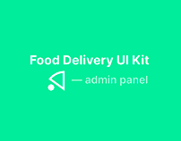 Food Delivery. Admin Panel | UI Kit