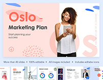 Free • Oslo Marketing Plan Presentation Template