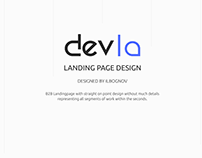 DEVLA Landing Page