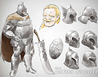 Concept Art: Characters from Armor Quest
