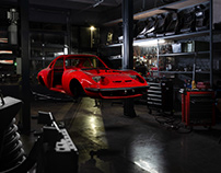 Car restoration shop