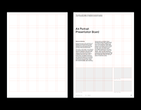 A4 Presentation Grid System for InDesign | Portrait