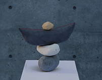 overlapping ceramic