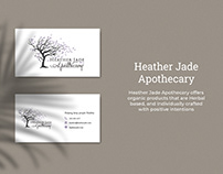 Heather Jade Apothecary Business Card