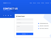 Contact Us page concept