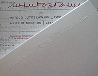 witold lutoslawski - a life of creation cd&dvd project