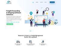 LogistaaS Full website design