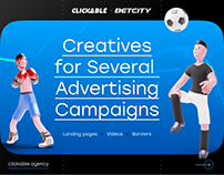 BETCITY — Creatives for Advertising Campaigns