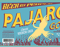 Pajaro Gold American Lager Label - The Slough