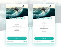 Surfing App UI