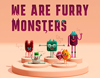 We Are Furry Monsters - 3D Character Design