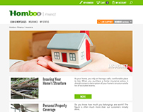 Re-diseño Página Web Homboo - Finance Area