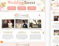 Wedding Street - Promotion Page Design