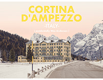 Cortina D'Ampezzo - Italy (accidentally Wes Anderson)