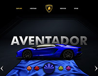 Lamborghini website redesign.
