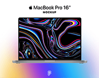 MacBook Pro 16" FREE Mockup | Saljug Studios