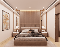 Modern Master Bedroom in KSA