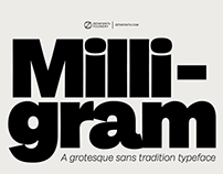 Milligram - Grotesque sans typefaces