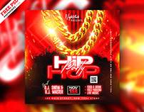 Free PSD | Hip Hop Night Club Party Social Media Post