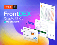 FREE | FrontDEX Crypto Trading UI/UX Kit by Openware